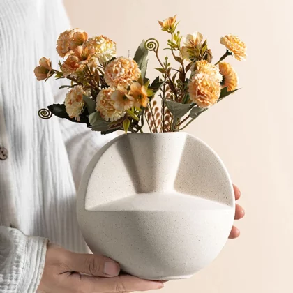 Ball Ceramic Vase Nordic Ornament Flower